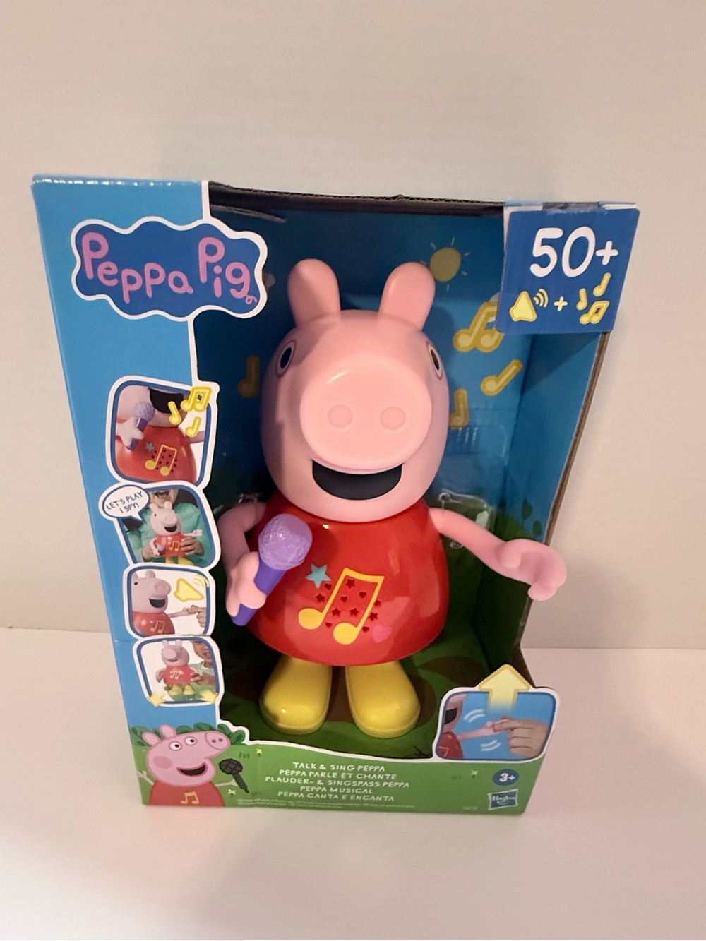 NEW PEPPA PIG Talk & Sing Peppa Doll, Musical Toy with 50+ Sounds Toy Figure